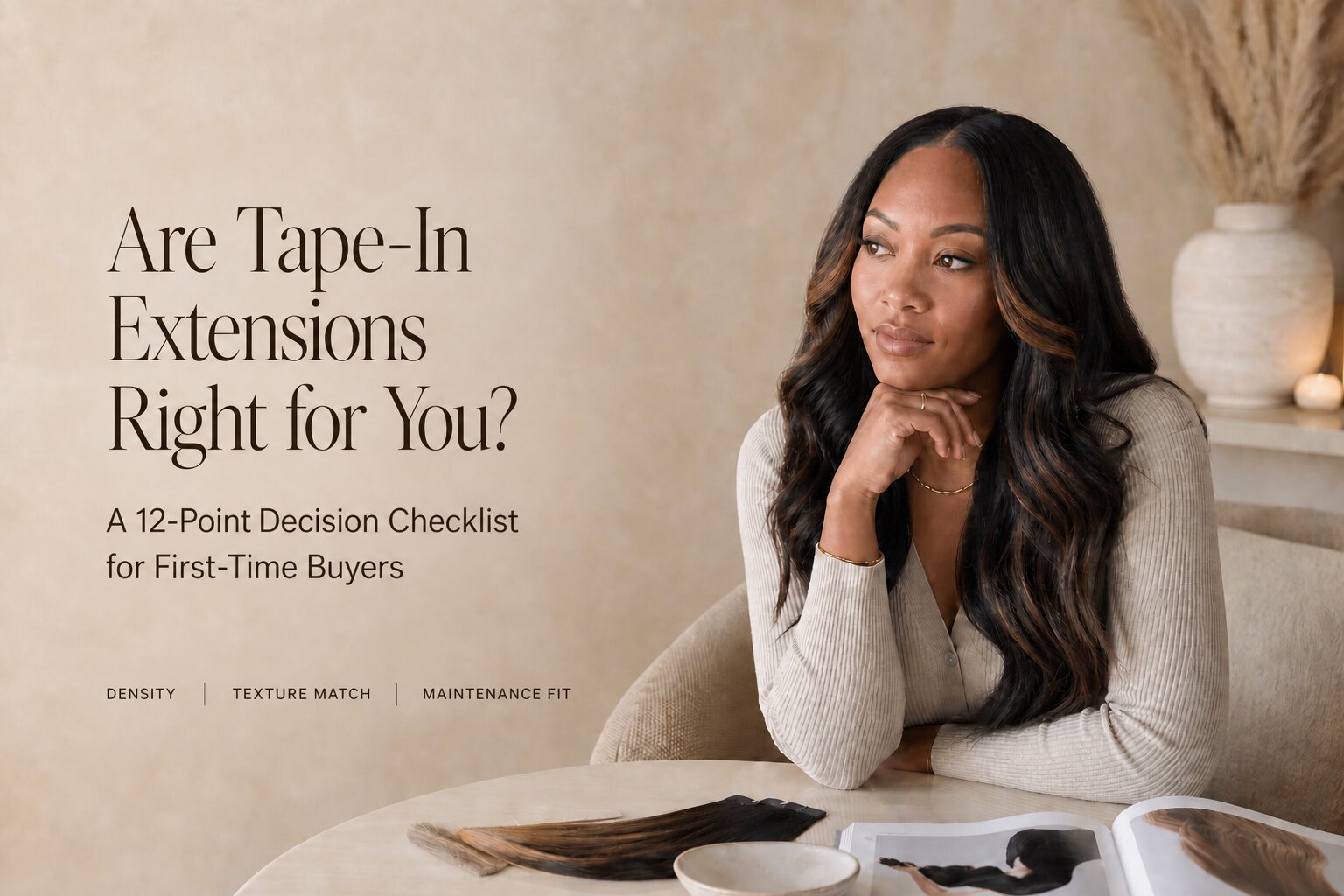 Are Tape-In Extensions Right for You? A 12-Point Decision Checklist