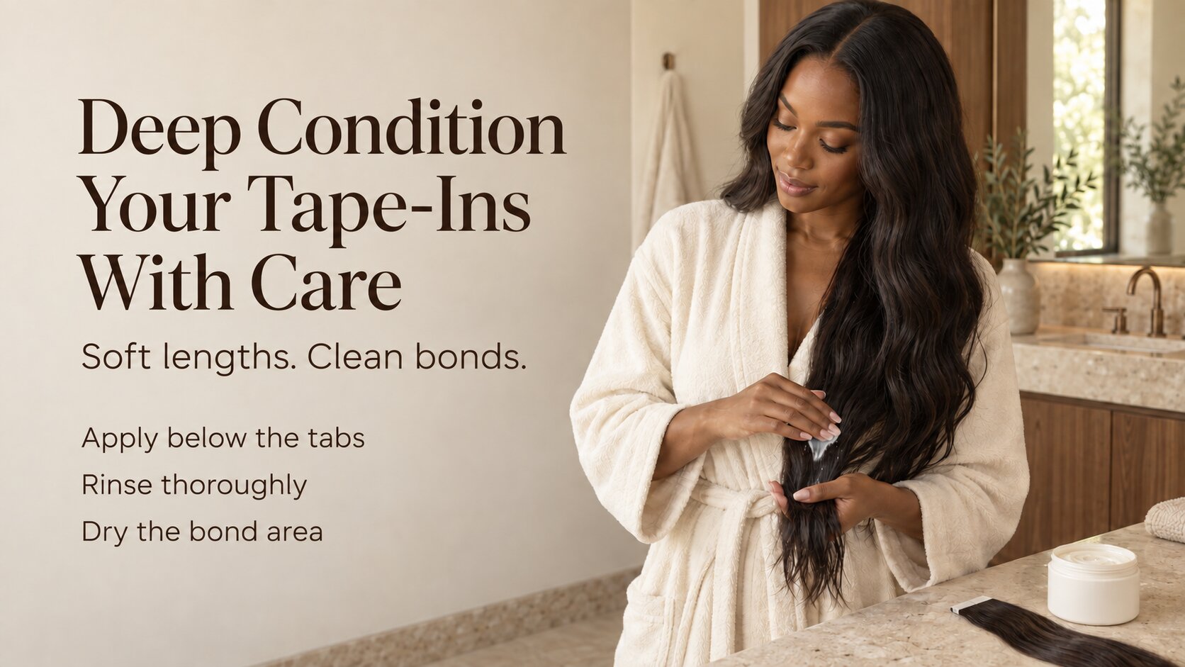 How to Deep Condition Tape-Ins Without Loosening the Bonds