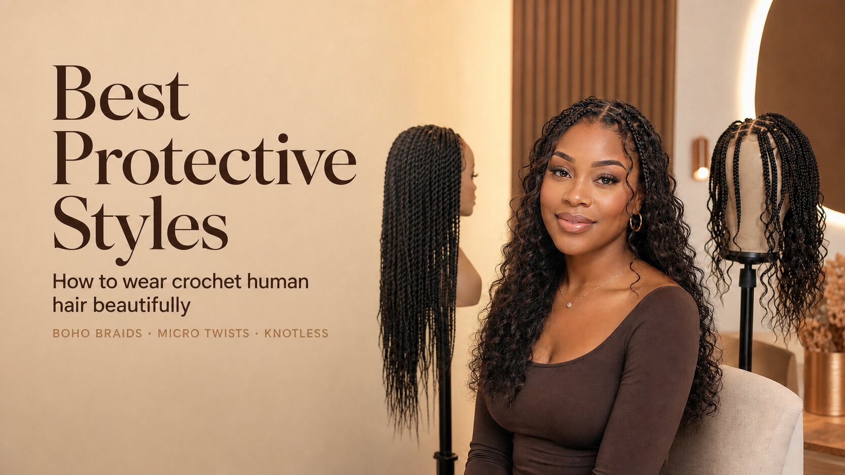 Best Protective Styles With Crochet Human Hair for Black Women