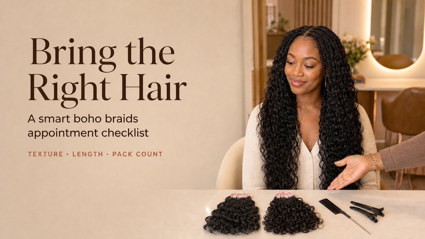 What Hair Should I Bring to My Boho Braids Appointment?