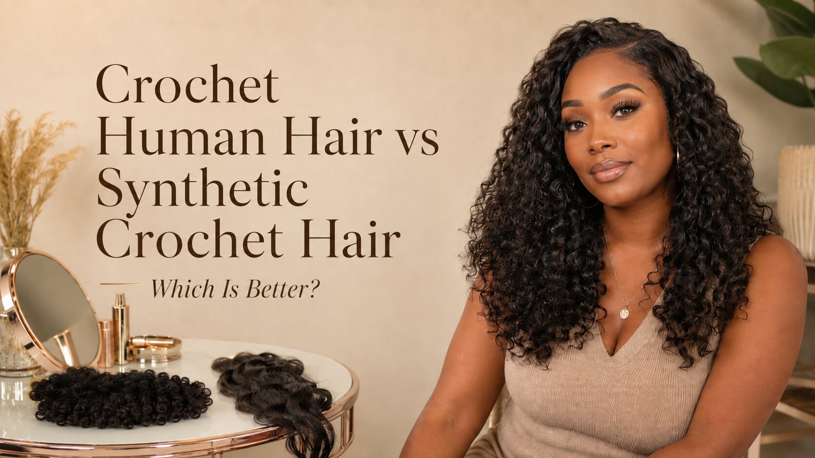 Crochet Human Hair vs Synthetic Crochet Hair: Which Is Better?