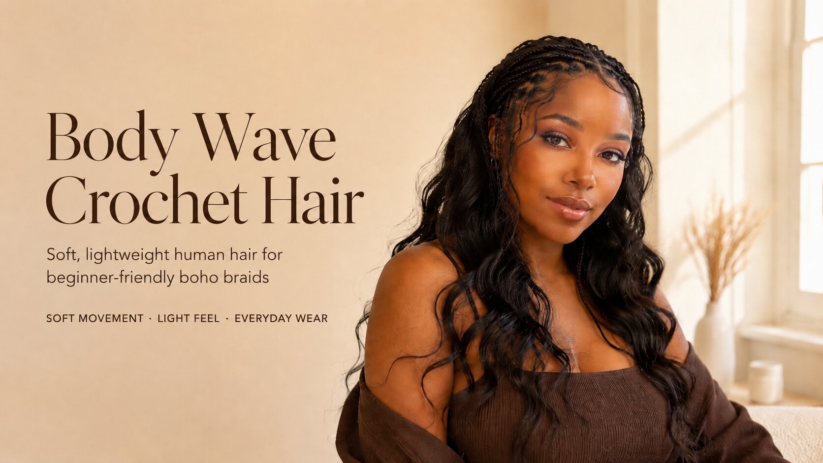 Body Wave Crochet Human Hair: Soft, Lightweight & Beginner-Friendly