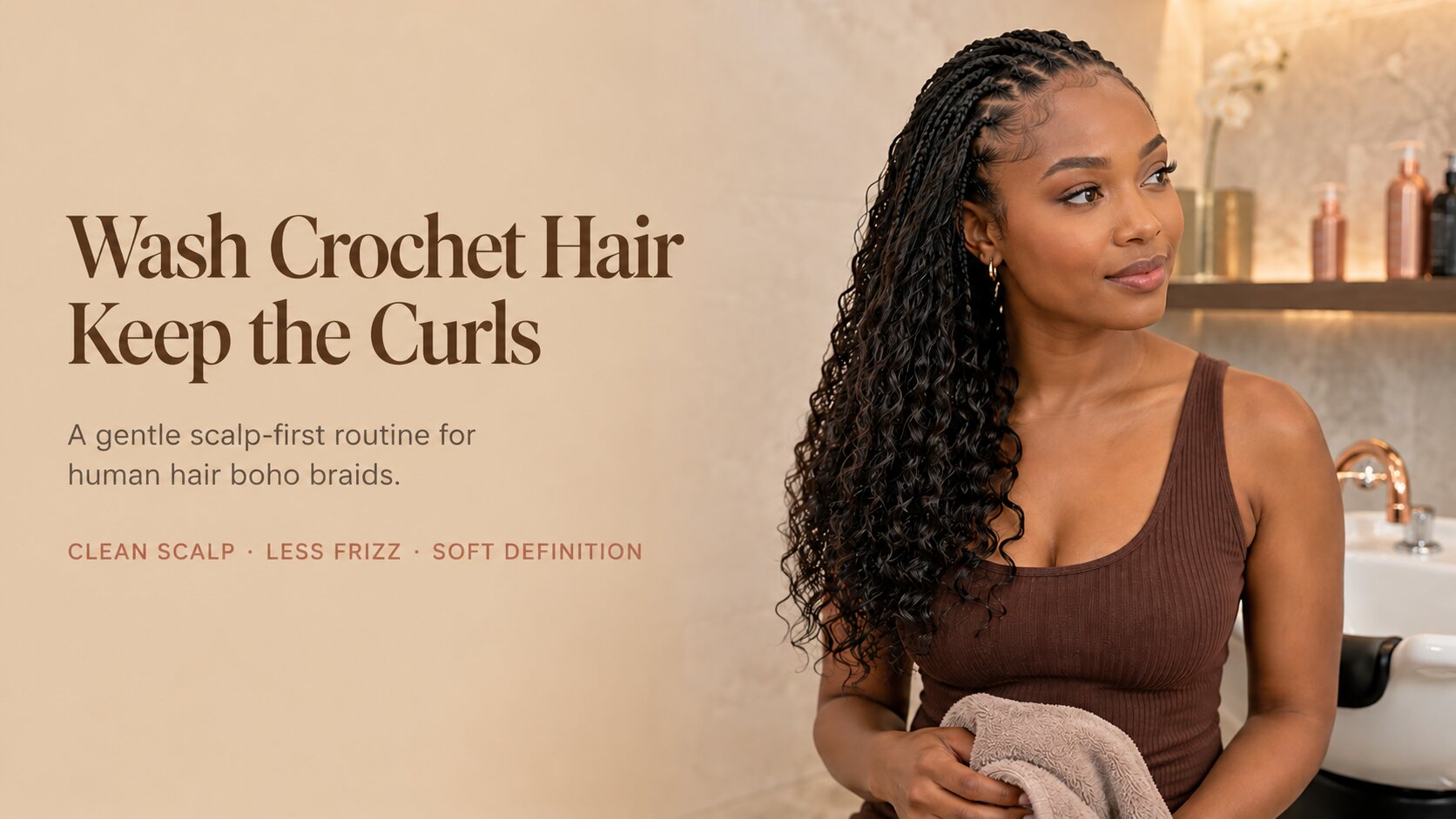 How to Wash Crochet Human Hair Without Ruining the Curls