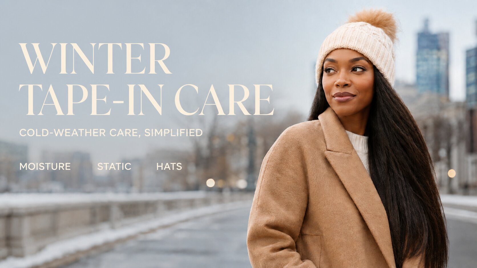 Tape-In Extensions Winter Care: Dryness, Static, Hats and Indoor Heat