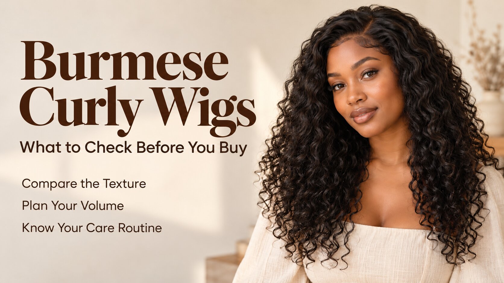 Burmese Curly Wigs: Texture, Volume and Care Before You Buy