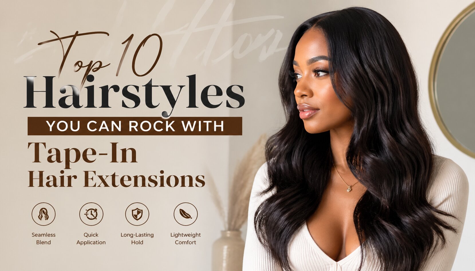 Top 10 Hairstyles You Can Rock with Tape-In Hair Extensions