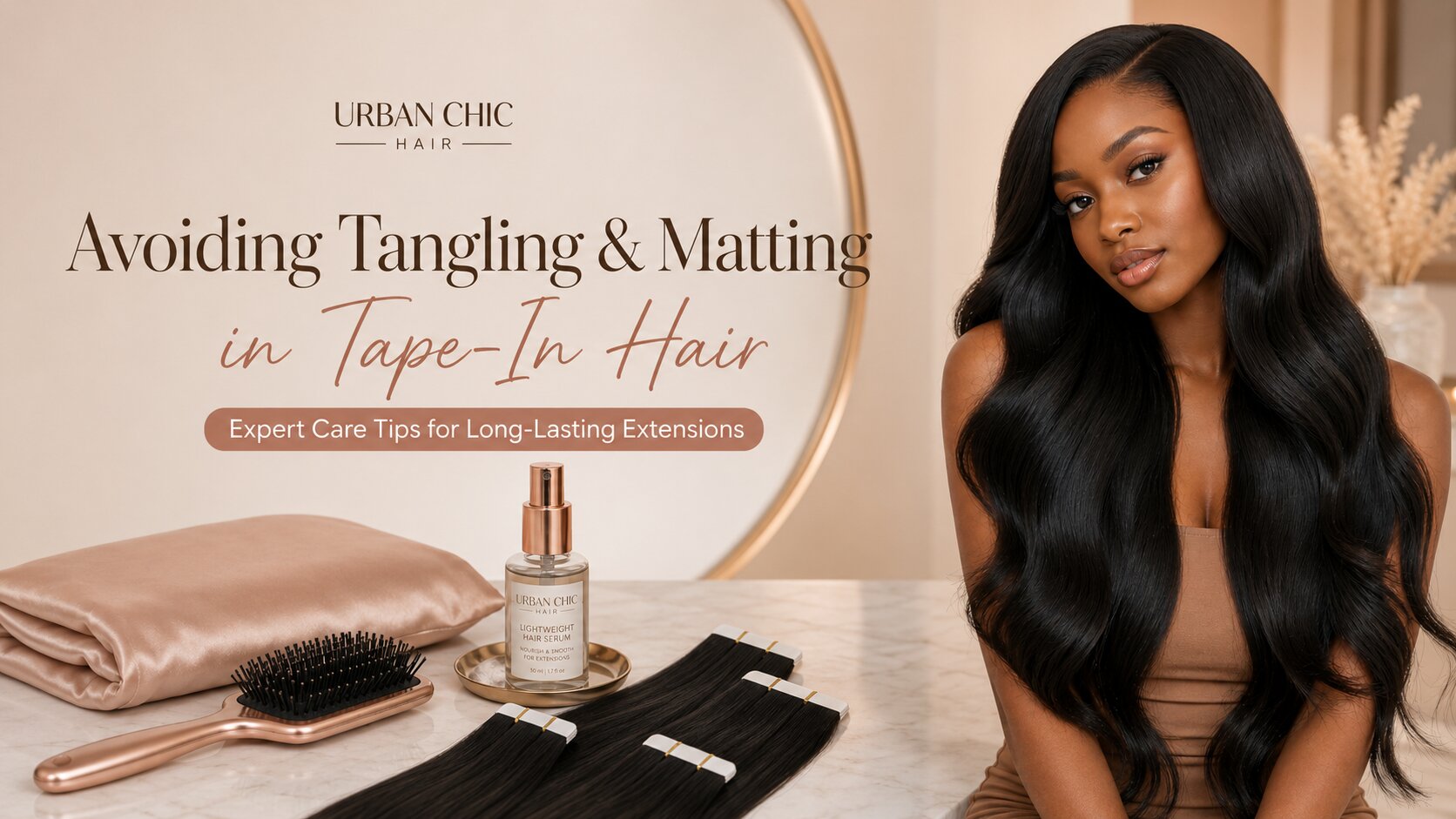 Avoiding Tangling and Matting in Tape-In Hair: The Complete Care Guide