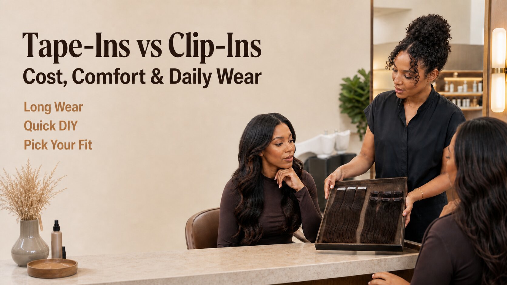 Tape-Ins vs Clip-Ins: Cost, Comfort, Damage & Daily Wear Compared