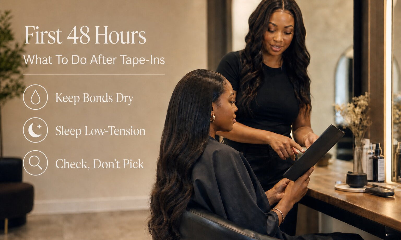 Your First 48 Hours with Tape-In Extensions: Complete Aftercare Checklist