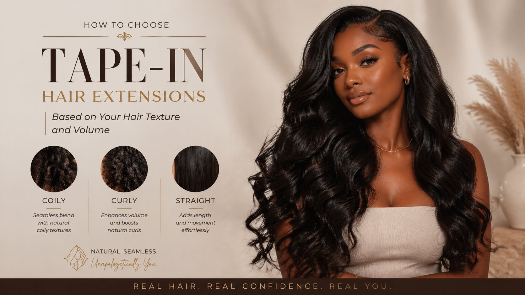 How to Choose Tape-In Hair Extensions Based on Your Hair Texture and Volume