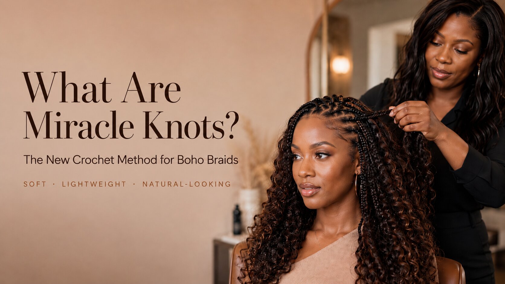 What Are Miracle Knots? The New Crochet Method for Boho Braids
