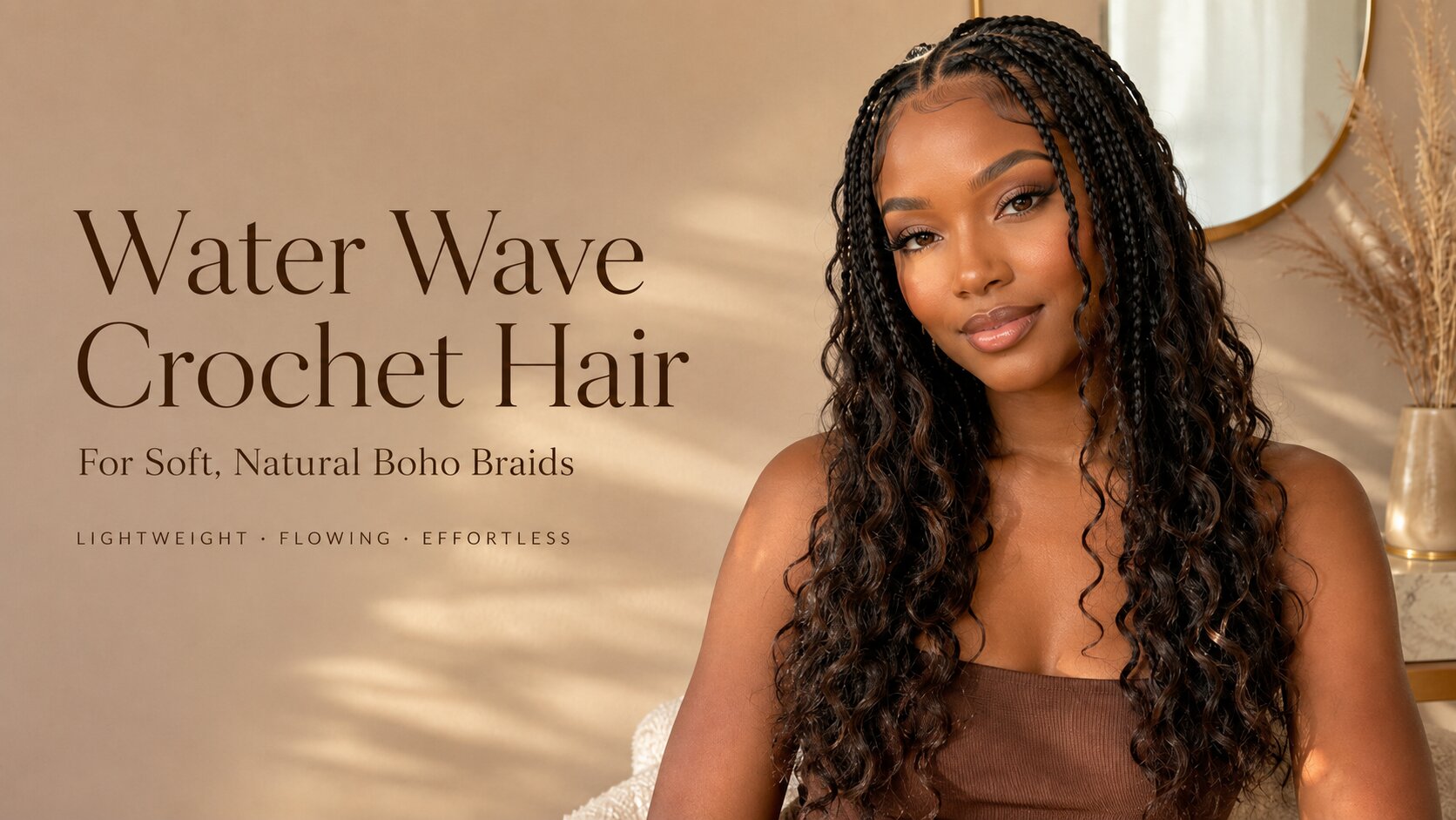 Water Wave Crochet Hair for Boho Braids: Who Should Choose It?
