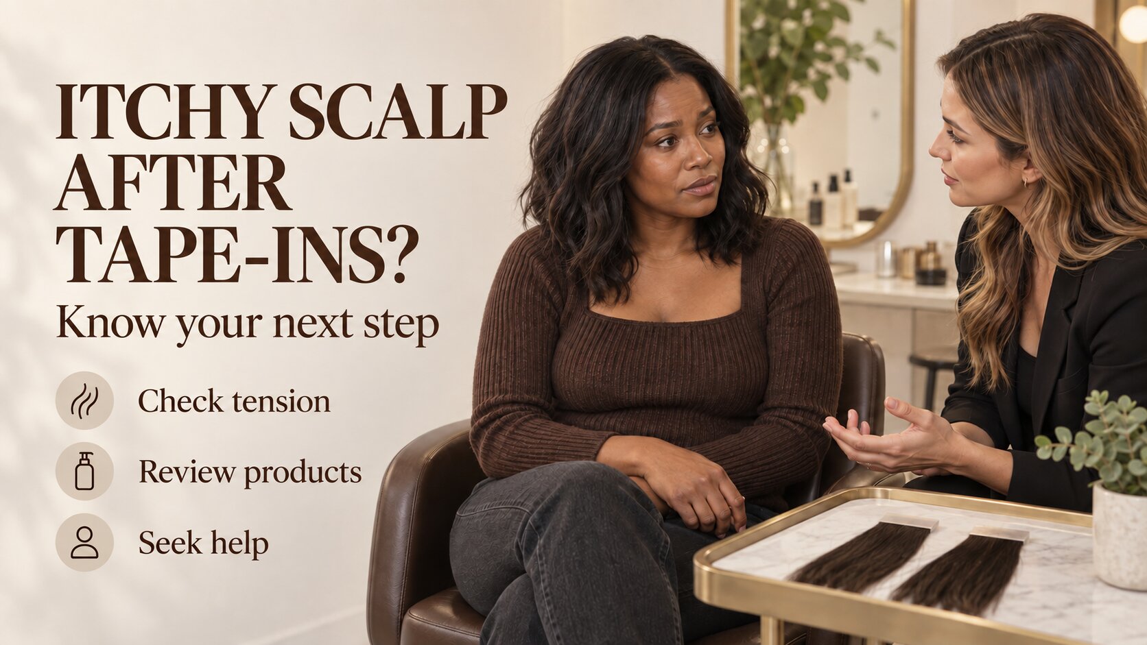 Itchy Scalp After Tape-In Extensions: What to Do Next