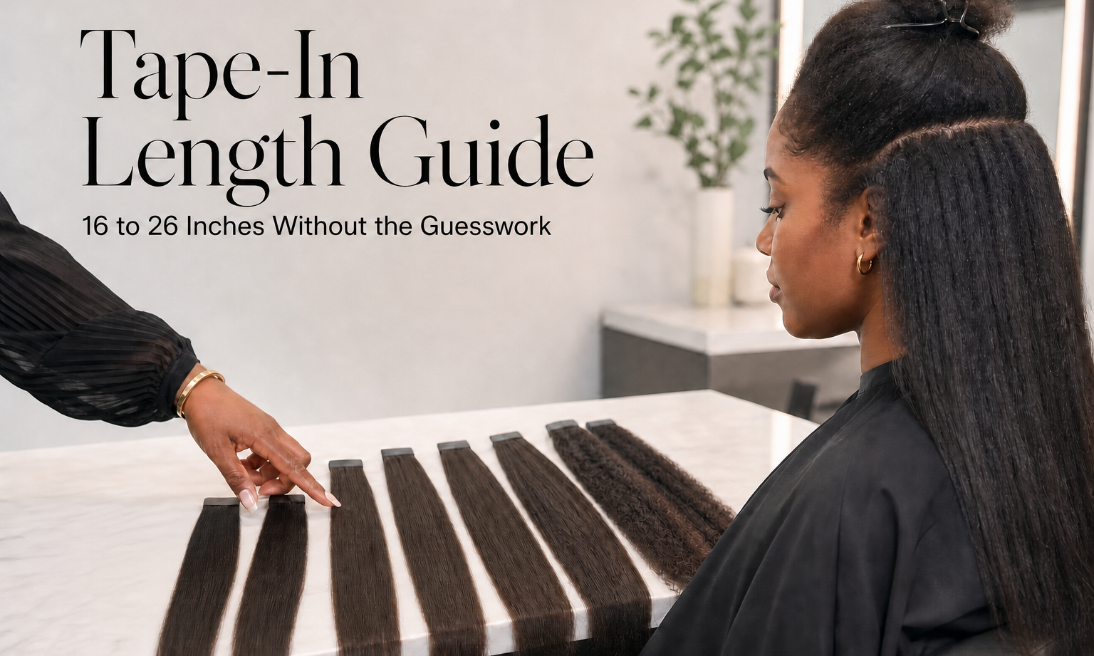 Tape-In Length Guide: 16, 18, 20, 22, 24 or 26 Inches?