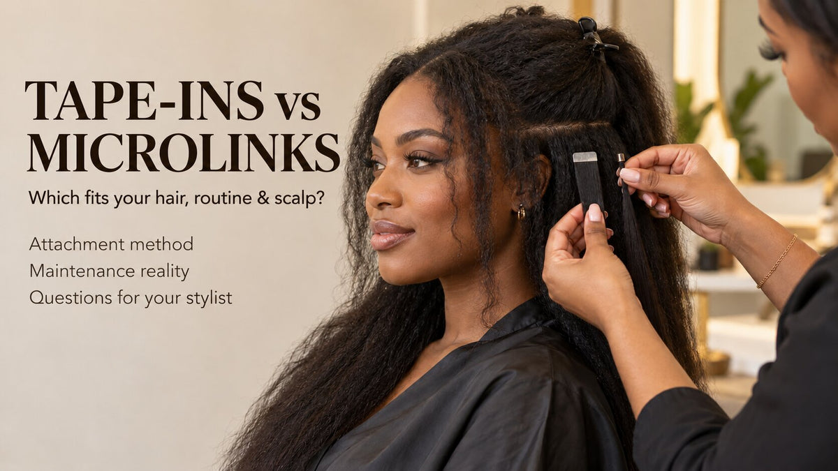 Tape-Ins vs Microlinks: Which Is Better for Your Hair Type?