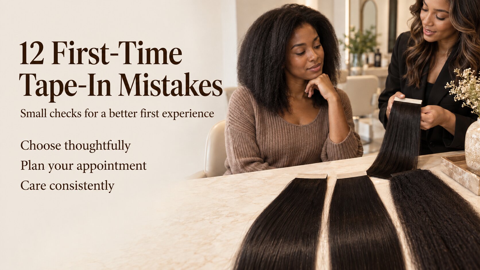 12 First-Time Tape-In Extensions Mistakes and How to Avoid Them