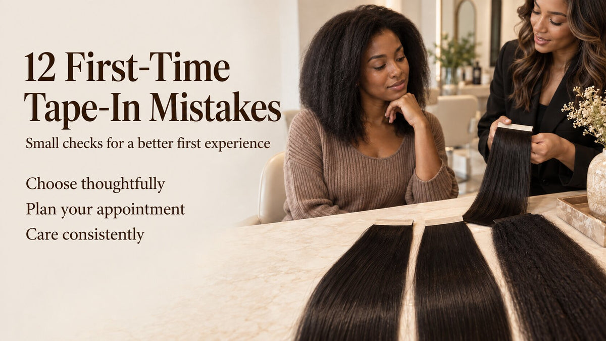12 First-Time Tape-In Extensions Mistakes and How to Avoid Them