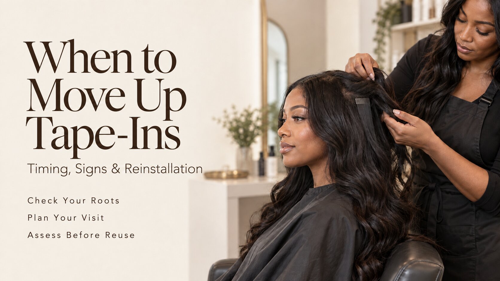 When to Move Up Tape-In Extensions: Timing and Reinstallation