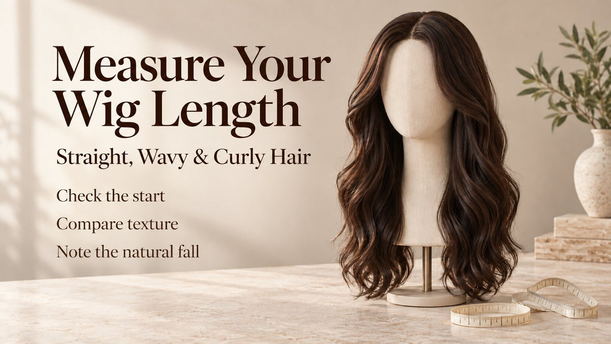 How to Measure Wig Length: Straight, Wavy and Curly Hair