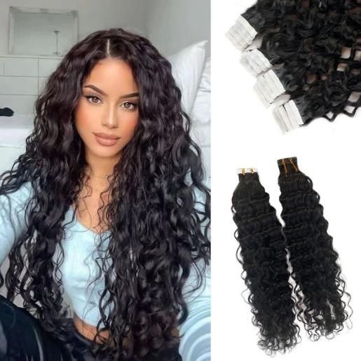 Can you wash your hair with tape in hair extensions?