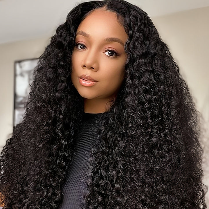 Urbanchic 2023 curly Virgin Human 5x5 Transparent Lace Closure Glueless Wigs - URBAN CHIC HAIR