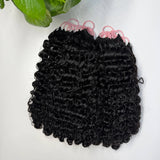 Burmese Curly Crochet Human Hair Knotless 3 Packs Full Head 70g×3 Virgin 1B 12-26 Inch