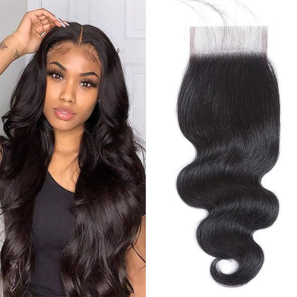 Body wave Virgin Human Hair 4X4 HD Lace Closure - URBAN CHIC HAIR