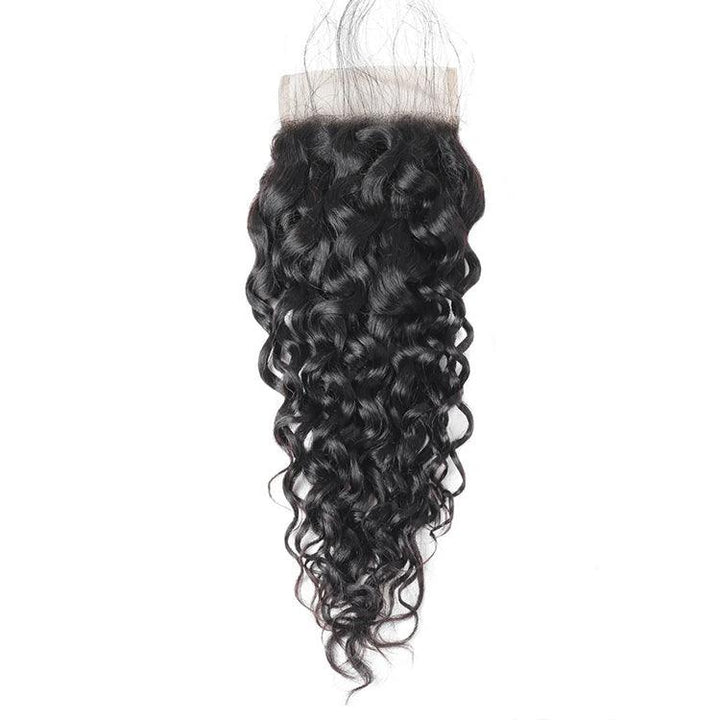 water wave Virgin Human Hair 4X4 HD Lace Closure - URBAN CHIC HAIR