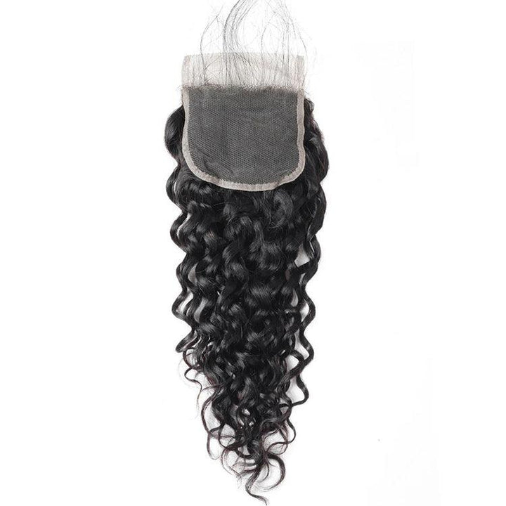 water wave Virgin Human Hair 4X4 HD Lace Closure - URBAN CHIC HAIR