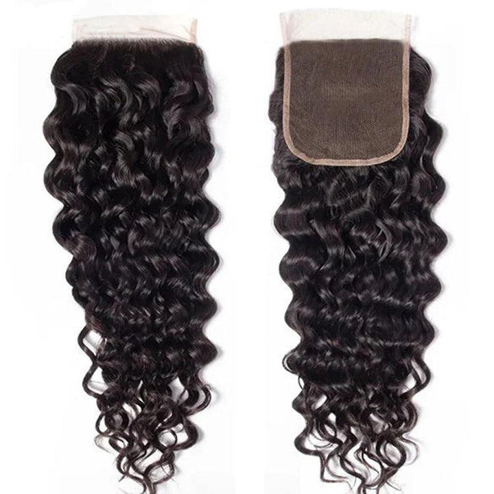 water wave Virgin Human Hair 5X5 HD Lace Closure - URBAN CHIC HAIR