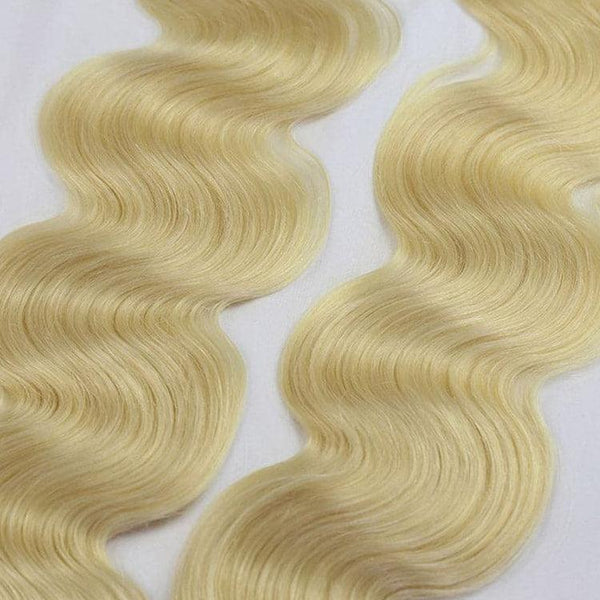 613 Blonde Body wave Tape in Hair Extensions Human Hair - URBAN CHIC HAIR