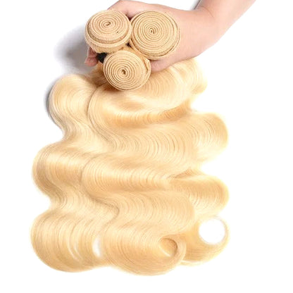 613 blonde Virgin Body Wave Human Hair Hair Bundles