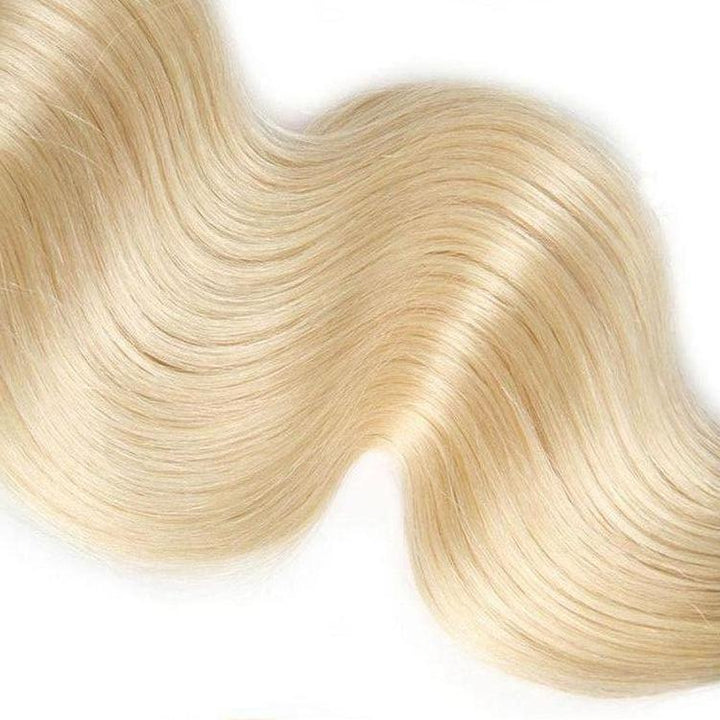 613 blonde Virgin body wave double drawn Hair Bundles - URBAN CHIC HAIR