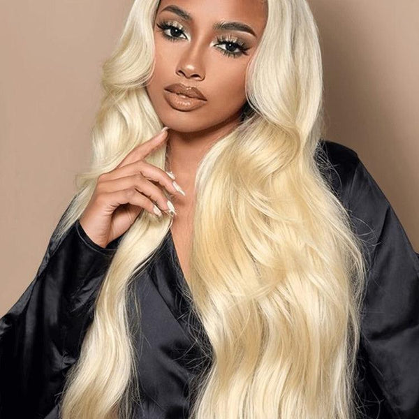 613 blonde Virgin Body Wave Human Hair Hair Bundles - URBAN CHIC HAIR