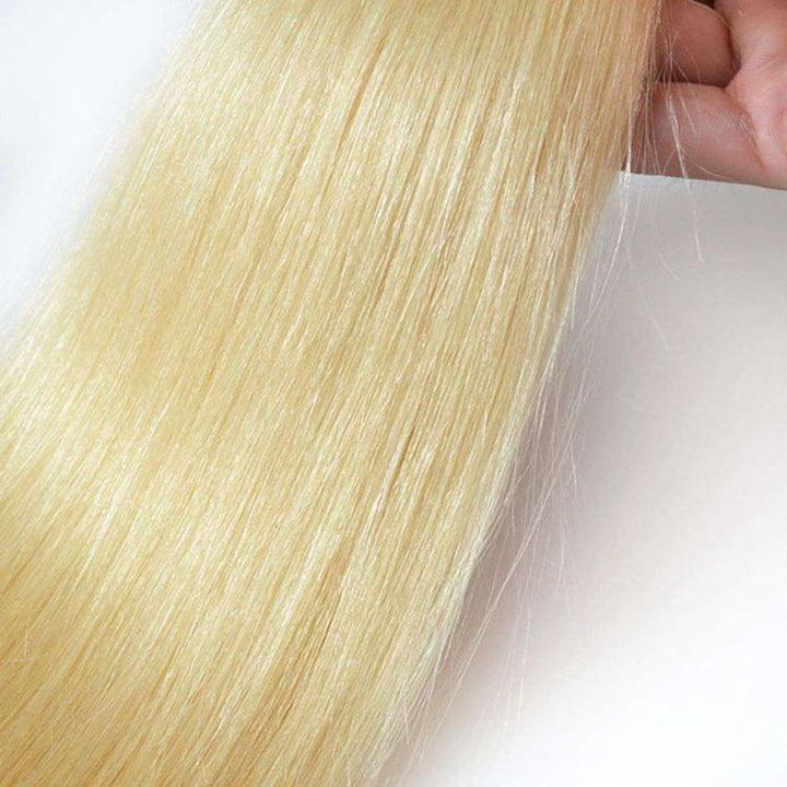 613 blonde Virgin Straight double drawn Hair Bundles - URBAN CHIC HAIR