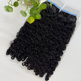 Burmese Curly Tape In Hair Extensions Double Drawn