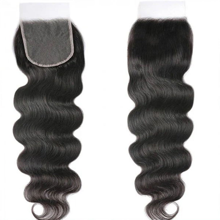 (3Bundles+5X5 HD Closure) Virgin Body Wave Hair Bundles Double Drawn
