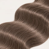Before and after #8 light brown body wave crochet hair protective-style installation