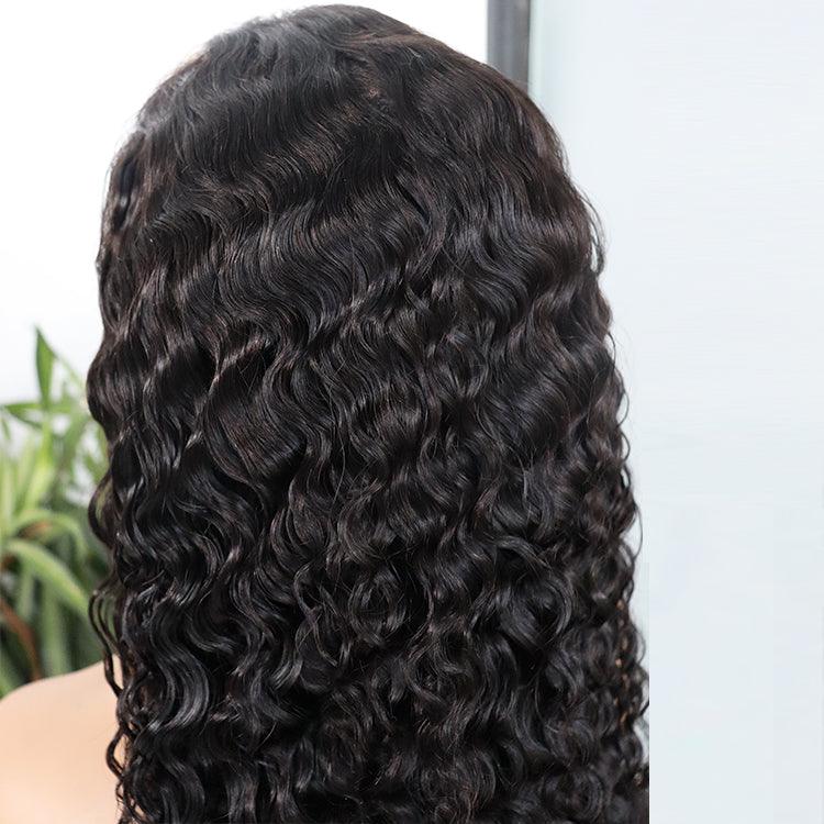 Burmese curly Virgin Human hair 5x5 HD Lace Closure Glueless Wigs - URBAN CHIC HAIR