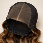 Concept image of a 7x6 HD lace closure and adjustable glueless wig cap construction