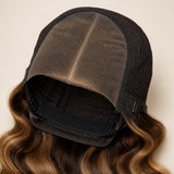 Concept image of a 7x6 HD lace closure and adjustable glueless wig cap construction