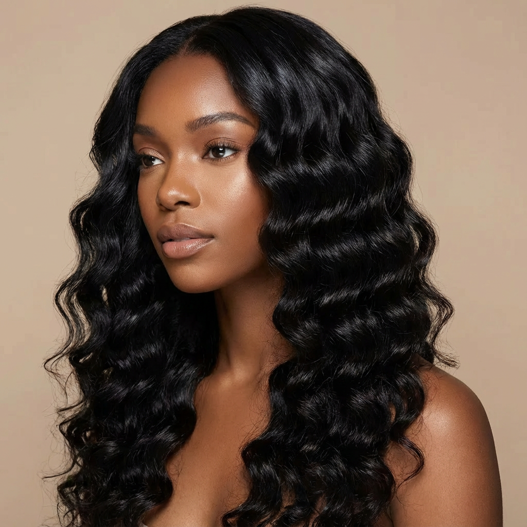 (3 Bundles Deal) Virgin Deep Wave Bundles Double Drawn
