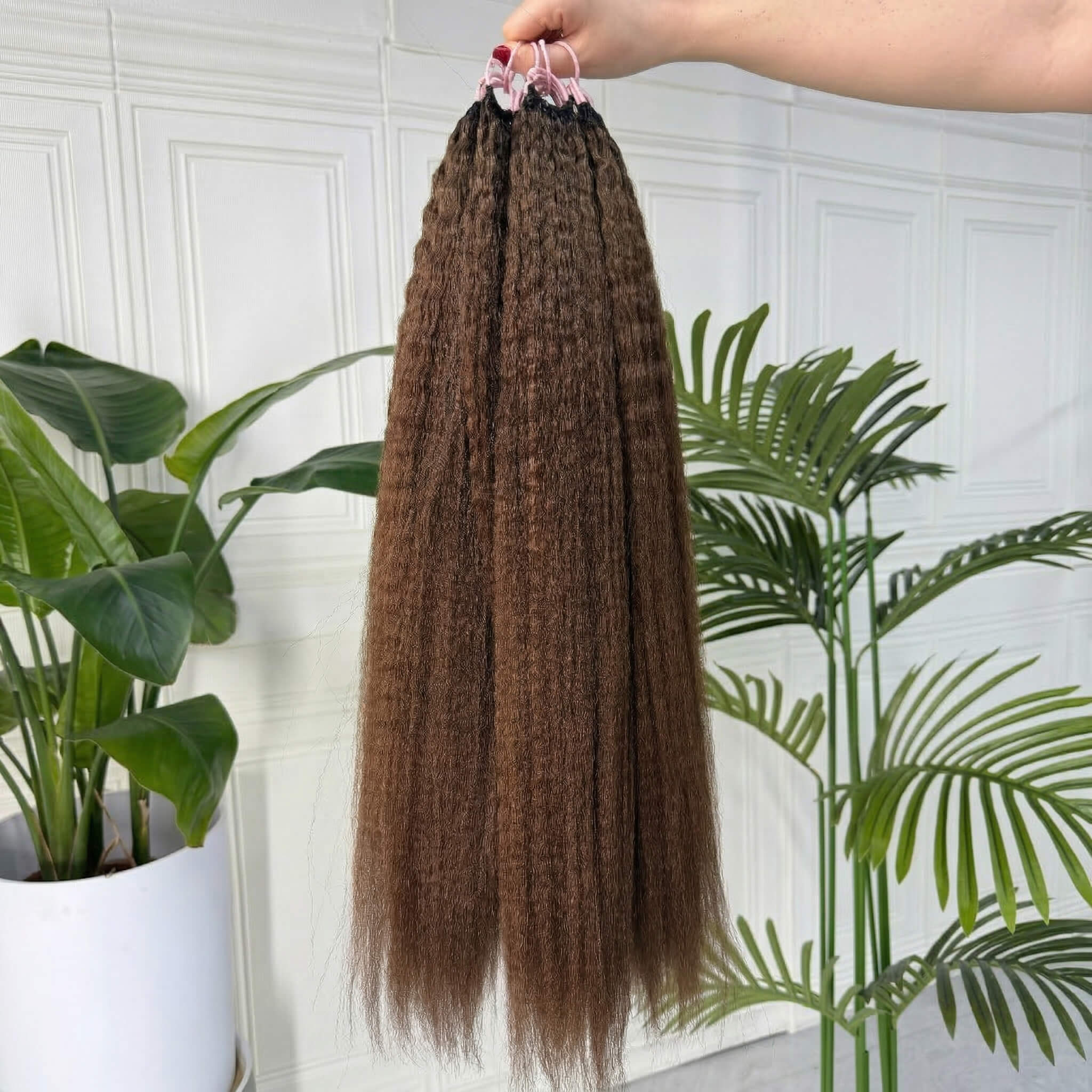 Lightweight Feathered Crochet Hair - Natural Texture