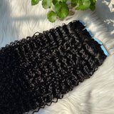 Deep Curly Tape In Hair Extensions Double Drawn
