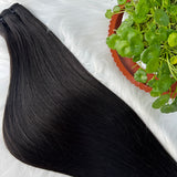 (3 Bundles Deal) Raw Bone Straight Hair Bundles Double Drawn