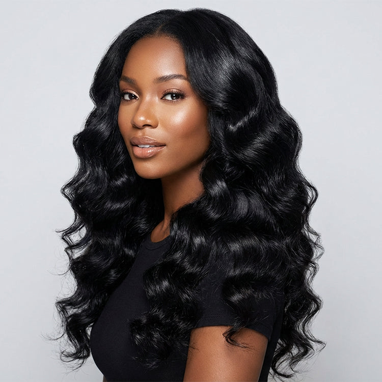 (3 Bundles Deal) Raw Loose Deep Wave Bundles Double Drawn