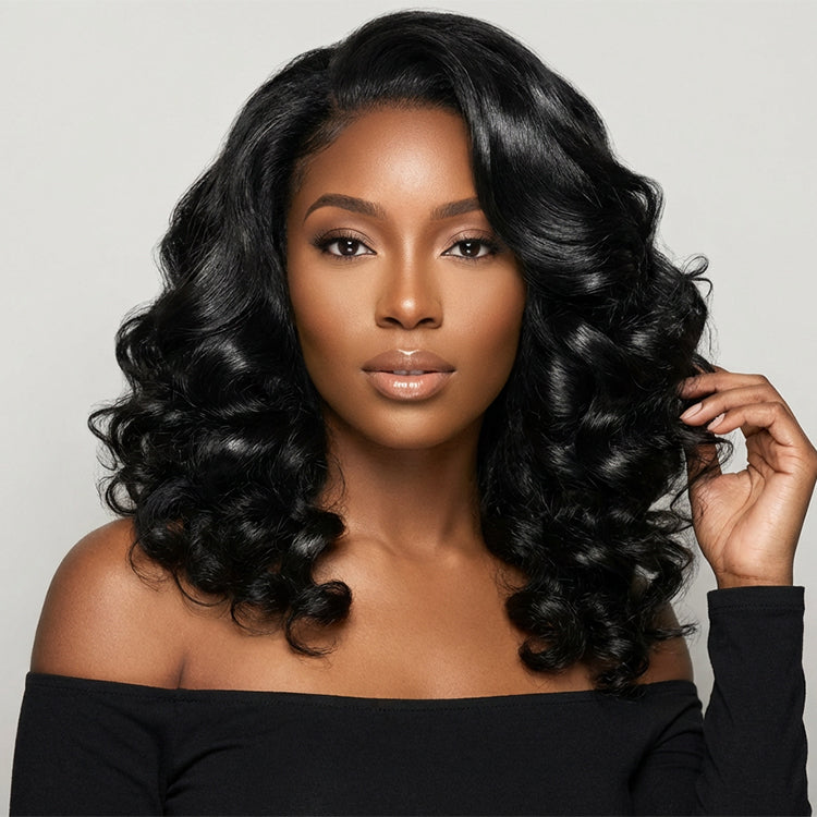 (3 Bundles Deal) Raw Loose Wave Bundles Double Drawn