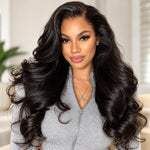 Loose Body Wave 7x6 HD Lace Closure Glueless Human Hair Wig – Pre-Cut Lace