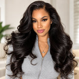 Loose Body Wave 7x6 HD Lace Closure Glueless Human Hair Wig – Pre-Cut Lace
