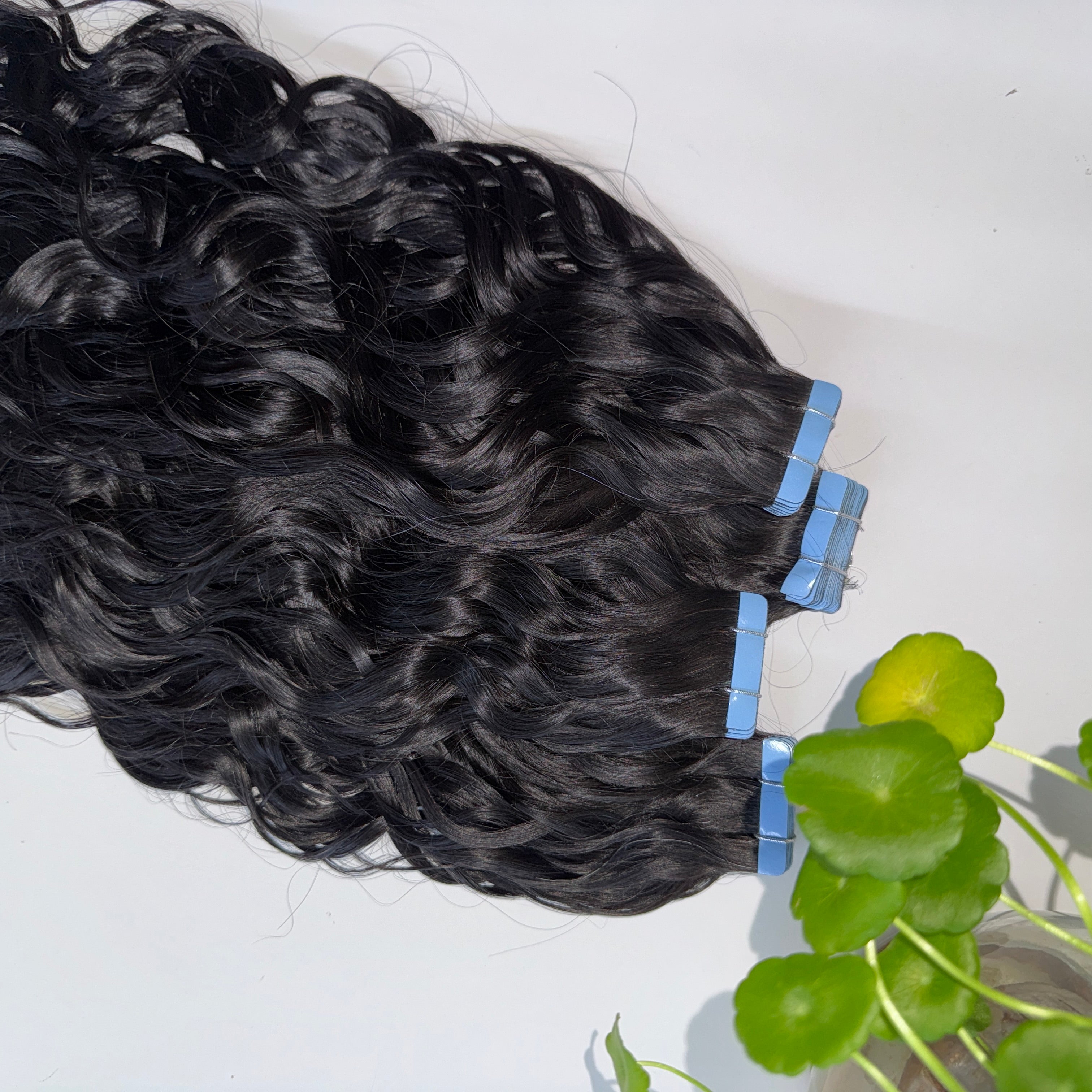 Natural Wave Tape In Hair Extensions Double Drawn